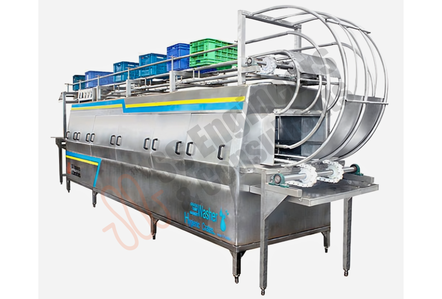 Ice Cream Crate Washer